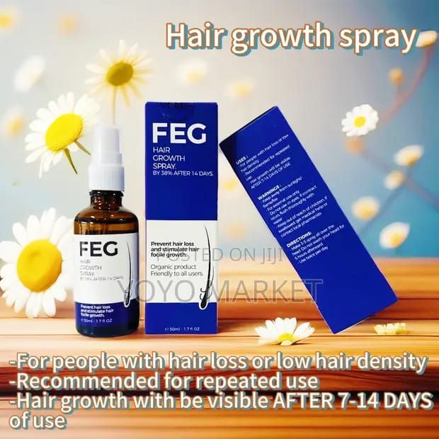 FEG PLUS Hair Growth Serum & Spray (50ml) – Fast Regrowth for Men & Women