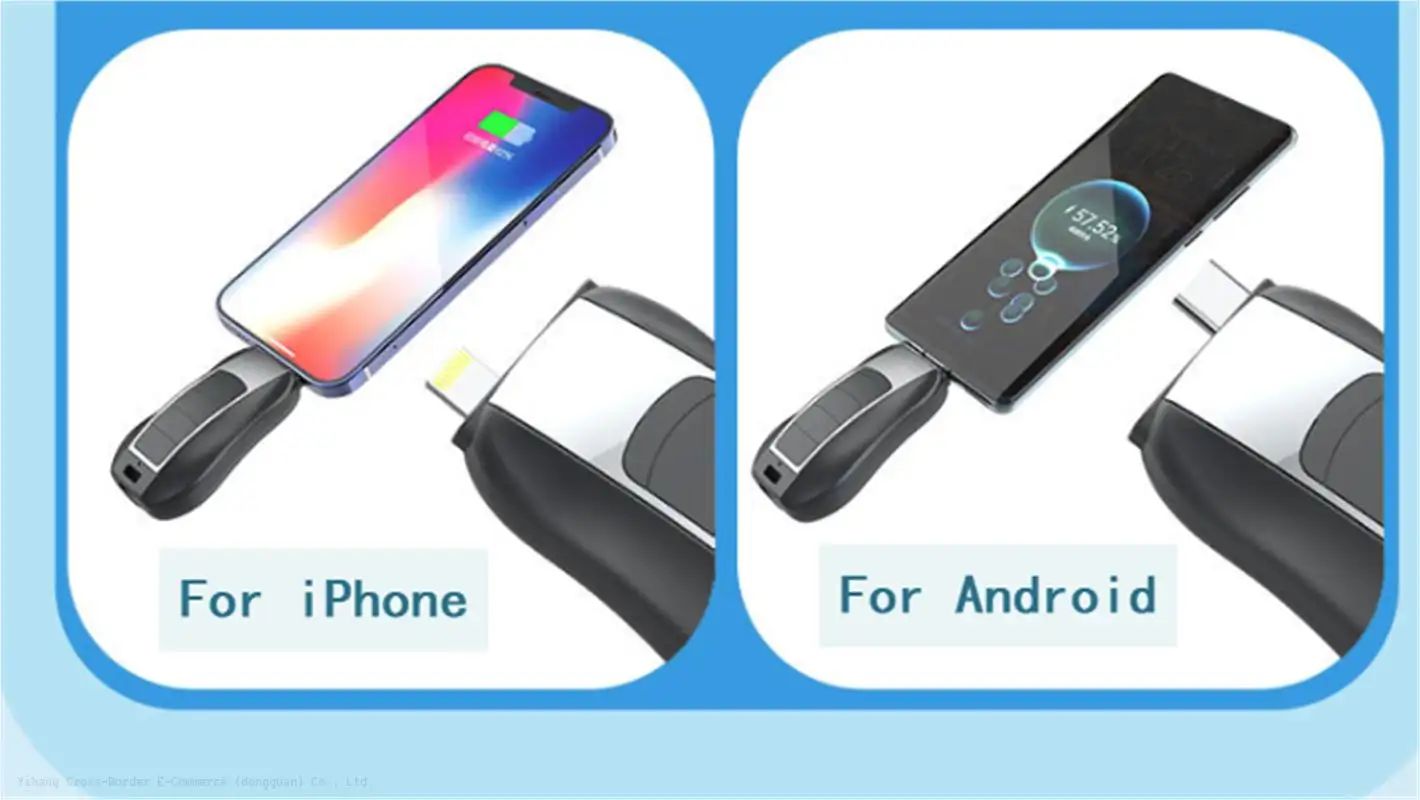 New 2 in 1 Keychain Portable Key chain Power Bank.