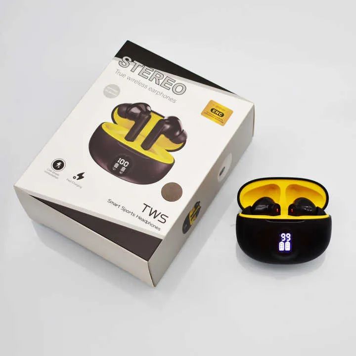 TWS Wireless Earbuds with LED Display ENC Noise.