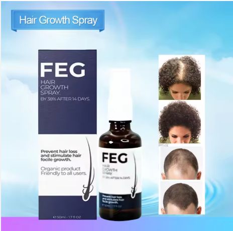 FEG PLUS Hair Growth Serum & Spray (50ml) – Fast Regrowth for Men & Women