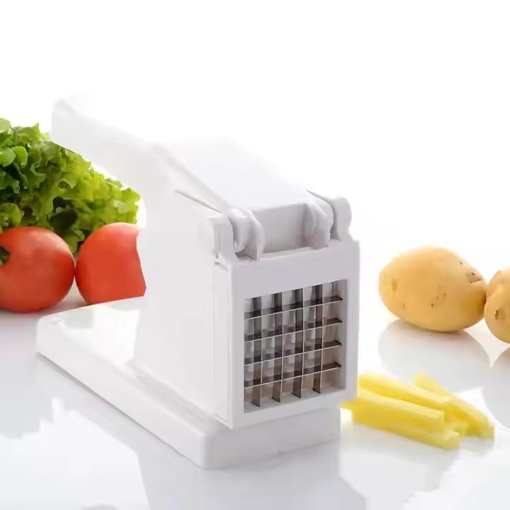 Manual Hand Press Potato slicer for chips french fries maker cutter