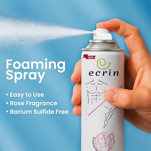 Ecrin Hair Removal Foaming Spray – Advance Formula (200ml)