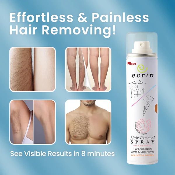 Ecrin Hair Removal Foaming Spray – Advance Formula (200ml)