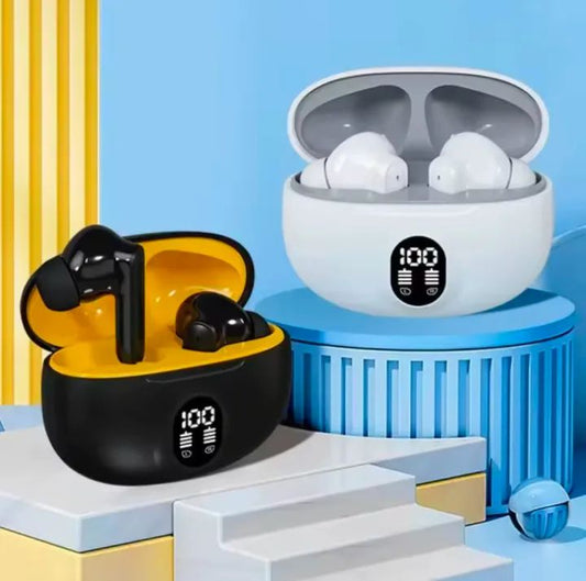TWS Wireless Earbuds with LED Display ENC Noise.